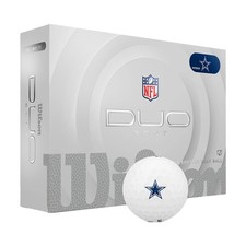 NEW Wilson DUO Soft 2025 NFL Golf Balls - Dallas Cowboys
