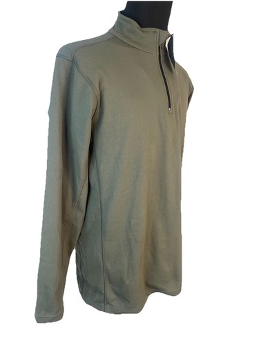 Mfh Militar Tactical 1/4 Zip Layer 2 Mens XL Green Sweat Mgt by Armswiss NEW - Picture 6 of 15