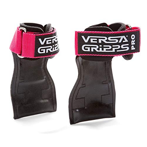 LÝFT × VERSA GRIPPS / POWER GRIPPS PRO Versa Gripps PRO Power Grip Strength Training Wrist Wraps Pink SM