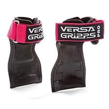 Versa Gripps PRO Power Grip Strength Training Wrist Wraps rosa SM: 15,6-18,0 cm