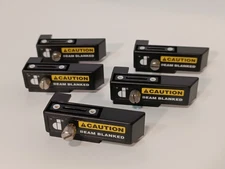 (5) Beam Blanked Caution sensor components, 4168100, parts for light curtain