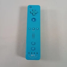 Official Nintendo Motion Plus Controller Blue RVL-036 Wii mote Remote OEM