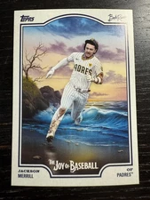 Jackson Merrill - 2025 Topps x Bob Ross: The Joy of Baseball San Diego Padres