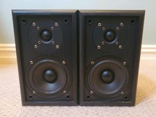 Acoustic Solutions AV-21 Bookshelf Speakers 8 Ohm, 50-90 Watts, Black, Small