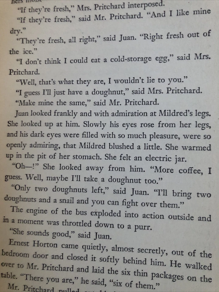 The Wayward Bus Book by John Steinbeck 1947 1st Edition The Viking Press Vintage Foto 4 de 4