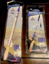 Set Of 2 Estes Rocket Kits - Cherokee-E & Epic II / Advanced Level - NEW Sealed