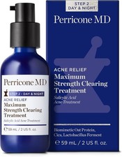 NEW SEAL--Perricone MD ACNE RELIEF Maximum Strength Clearing Treatment 2oz 