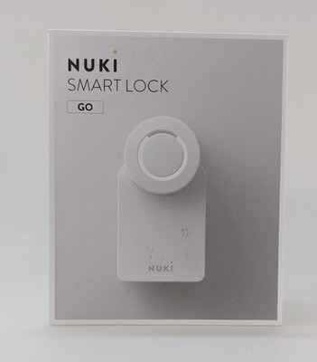NUKI Smart Lock Go Elektrisches Türschloss für Smartphone Schlüssellos Weiß NEU