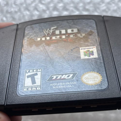 WWF No Mercy Nintendo 64 N64 Limpio Probado Lucha Súper Raro Variante EE. UU.-1 - Imagen 3 de 10