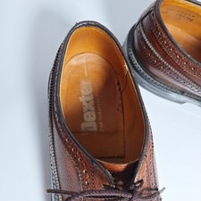 Chaussures Habillées Dexter Wingtip Vintage - Cuir Cordovan 10 C - Fabriquées USA