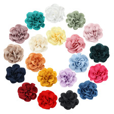 Insowni 20 Pack Colorful Vintage Retro 7Cm / 2.8" Rose Flower Alligator Hair