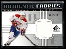 2011-12 sp game used authentic fabrics /100 Michael Cammalleri #AF-MC
