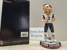 Stephen Gostkowski New England Patriots NFL 2015 FOCO #'d Bobblehead NIB SB Ring