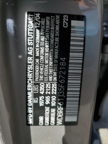 Mercedes C240 W203 2005 motor de arranque 73 k millas 0001108403 Foto 4 de 4