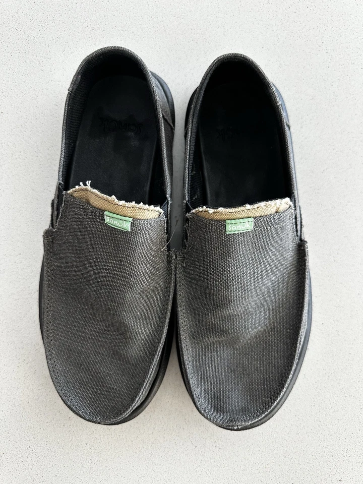 Mocasines sin cordones Sanuk talla 8. Foto 2 de 4