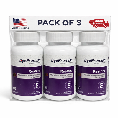 #ad Pack of 3 EyePromise Restore Macular Health Supplement 180 Softgels NEW $45.99