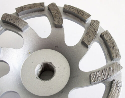 Rueda de copa de diamante turbo premium de 4,5"" para molienda de piedra de concreto 5/8""-11 ejes - Imagen 2 de 6