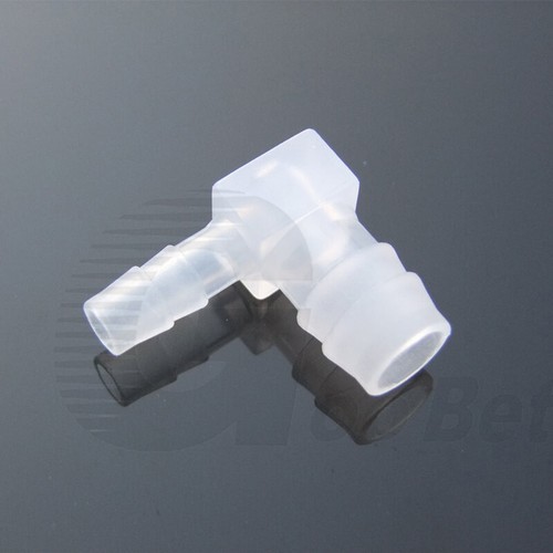 90 Degree Elbow Hose Joiner Reducer Plastic Barbed Connector Pipe Air Fuel Water - Picture 5 of 9