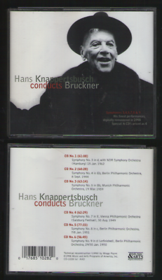 HANS KNAPPERTBUSCH conducts BRUCKNER-6 CD box, Symphonies 1 HANS KNAPPERTBUSCH conducts BRUCKNER-6 CD box, Symphonies 1