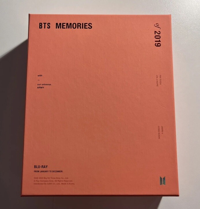 BTS MEMORIES OF 2019 Blu-ray メモリーズ BTS - BTS MEMORIES OF 2019 BLU-RAY 6 DISC(BLU-RAY CD/about
