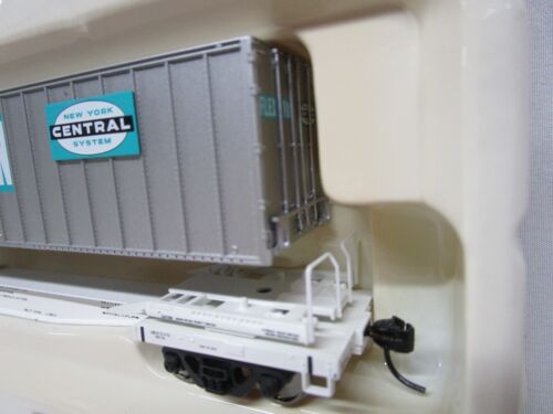 Walthers Gold HO Scale NYC NYCU New York Central Flexi-Van Trailer Flat Car NIB - Picture 4 of 7