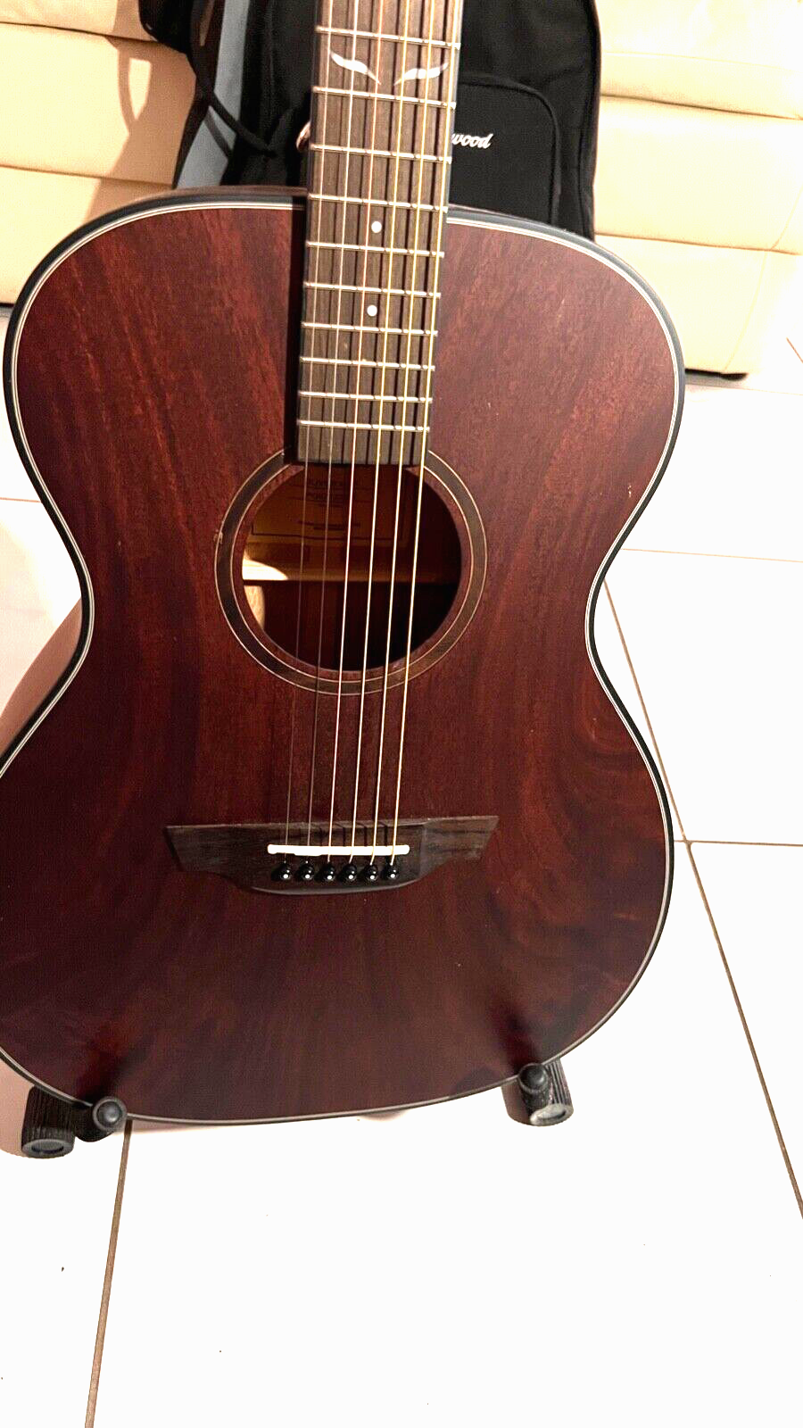 ORANGEWOOD GUITAR "OLIVER" MAHOGANY ACCOUSTIC GUITAR LEFT HANDED eBay
