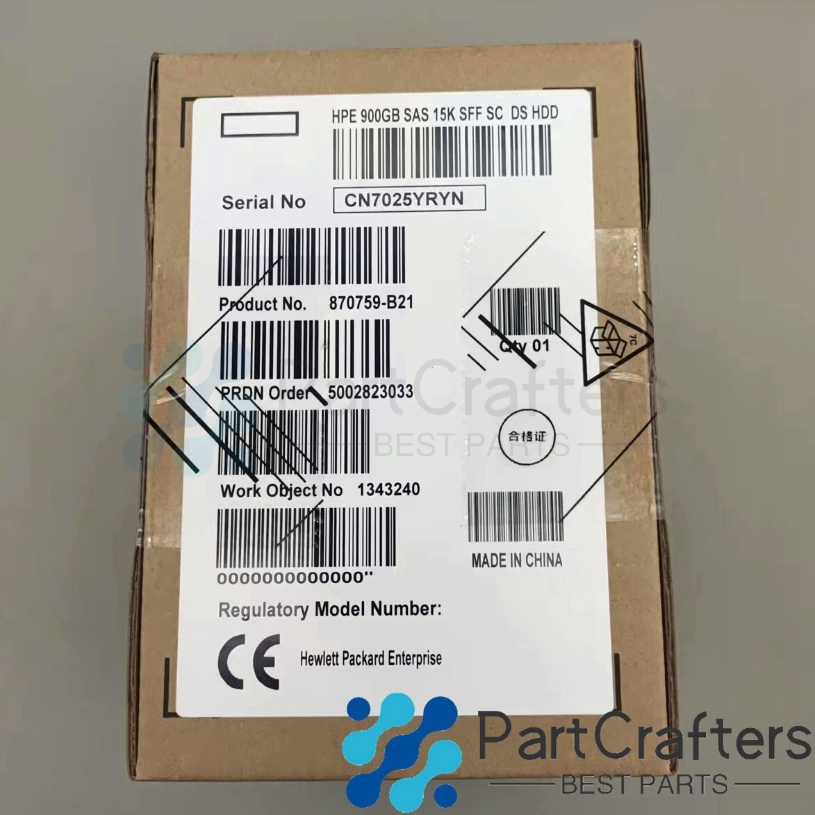 NEW for 870795-001 HPE 900GB 12G SAS 15K ENT 2.5