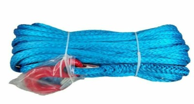 10MM X 40M Dyneema SK78 Winch Rope Hook Synthetic Recovery Offroad Cable 4x4 4wd