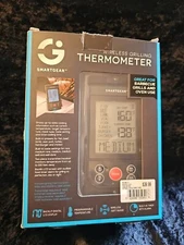 SmartGear Wireless Backlit LCD Grilling Programmable Thermometer Timer Presets