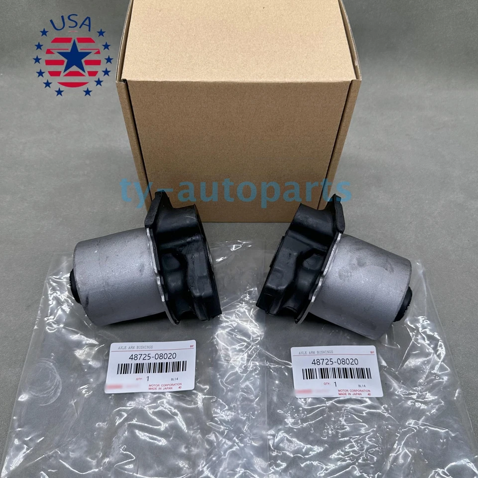New! 2PCS REAR LEFT & RIGHT AXLE ARM BUSHINGS FOR TOYOTA SIENNA 04-20 TWO SIDE Foto 3 de 4