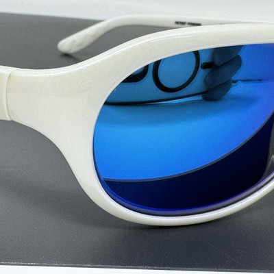 Costa Del Mar Pumphouse Sunglasses White Pearl frame blue Glass lens Japan Costa Del Mar Pumphouse Sunglasses White Pearl frame blue  main image 3