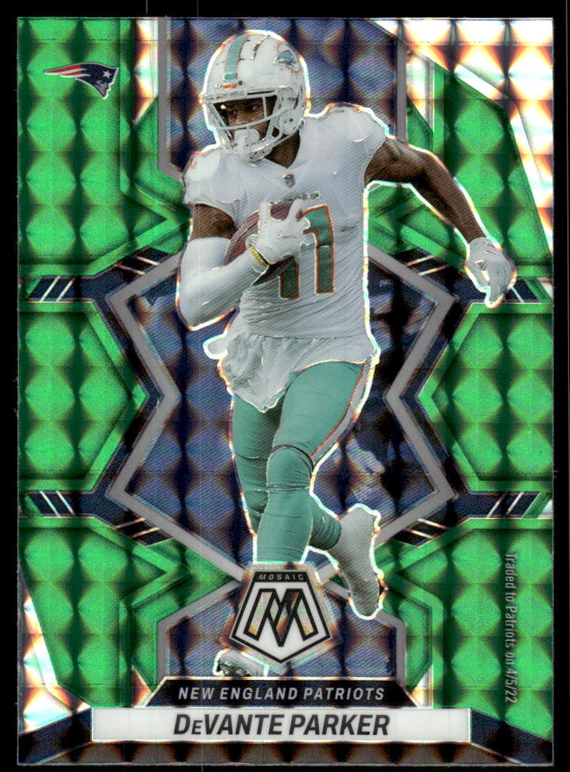 2022 Panini Mosaic #124 DeVante Parker Mosaic Green