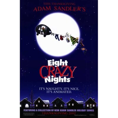 EIGHT CRAZY NIGHTS 2002 Origi DS 2 Sided US One Sheet Movie Poster