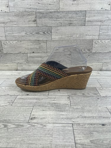 Sketchers LUXE Beverlee Delighted Foam Open Toe Wedge Sandals Women’s Size 8 - Picture 4 of 12