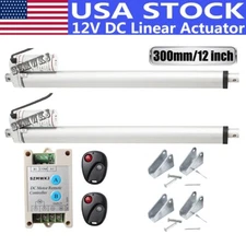 2x12" 1500N Linear Actuator +Motor Controller Brackets Heavy Duty for RV Lift SJ
