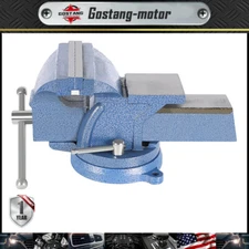 Heavy Duty 6" Mechanic Bench Vise Table Top Clamp Press Locking Swivel Base