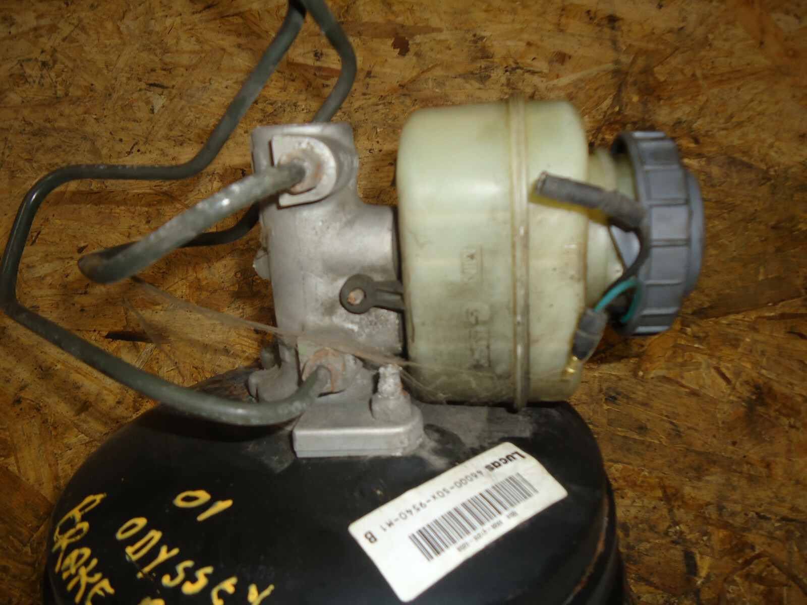 2001 HONDA ODYSSEY POWER BRAKE BOOSTER MASTER CYLINDER eBay