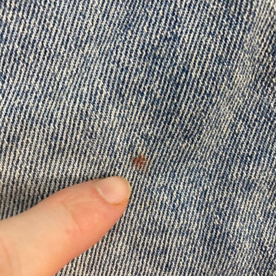 Pantalones Cortos Minkpink Mujer Talla M Medianos Azul Deshilachado Dobladillo Medio Novio Denim 36114 Foto 4 de 4