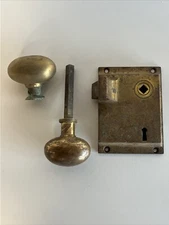 Russwin Bronze Rim Latch Set-Heavy Duty Vintage Door Hardware Door Knob