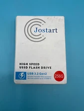 256GB USB 3.2 Solid State Flash Drive SSD, 500MB/s High Speed Type C USB Driv...