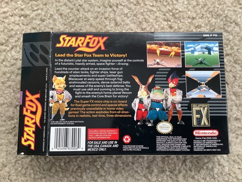 Star Fox( Super Nintendo 1993 Nintendo) Complete- Excellent Condition - Picture 5 of 23