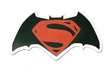 DC Comics BATMAN VS SUPERMAN Justice League Anime Manga Water Resistant Sticker