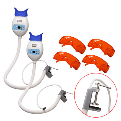 Lampe LED Blanchiment Dentaire X2 + 4 Lunettes Protectrices - Neuf, Conforme FDA