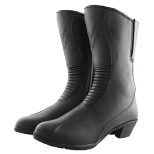 Frank Thomas Ew-01 Isabella Ladies Motorcycle Boots Black