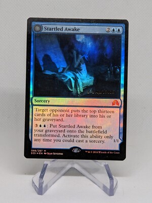 Startled Awake FOIL - MTG Magic the Gathering - Prerelease Promo