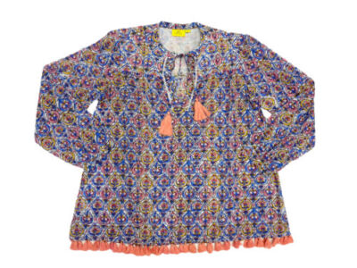 Roberta Roller Rabbit Damen Blau Akar Josefina Top Neu
