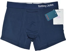 Tommy John Cool Cotton Fashion Trunk color  Navy size Medium FOR MEN