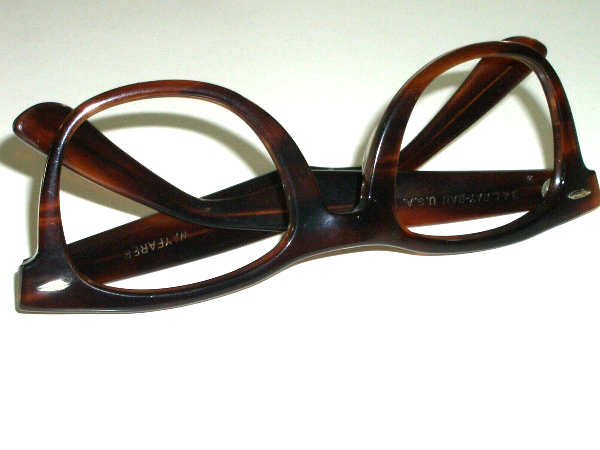 50M VINTAGE B&L RAY BAN L2053 THICK WAYFARER 5024 EYEGLASS