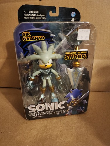 Sir Galahad Silver the Hedgehog Jazwares, Sonic and the Black Knight SEGA RARE