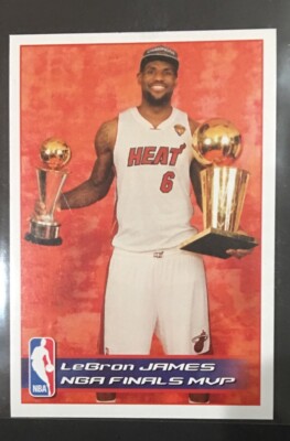 LeBron James 2012-13 Panini Sticker #252 NBA Finals MVP